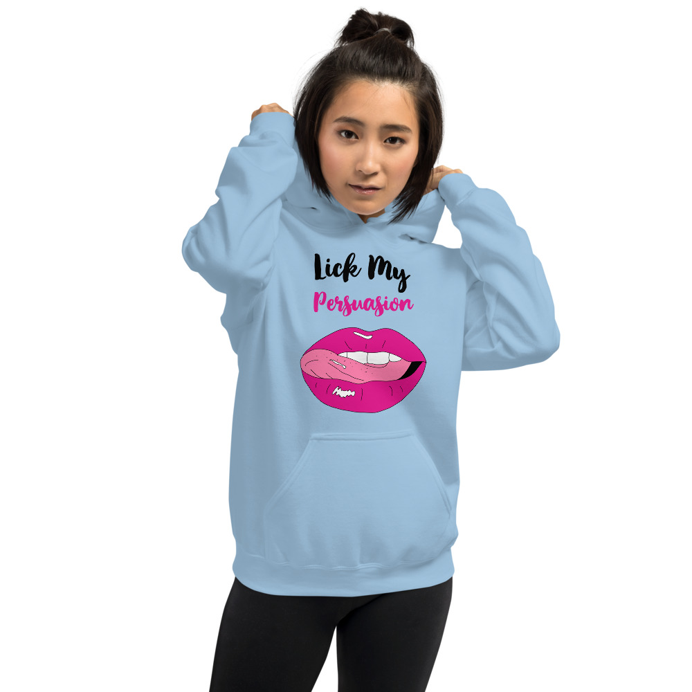 Lick My Persuasion Heavy Hoodie - Image 2