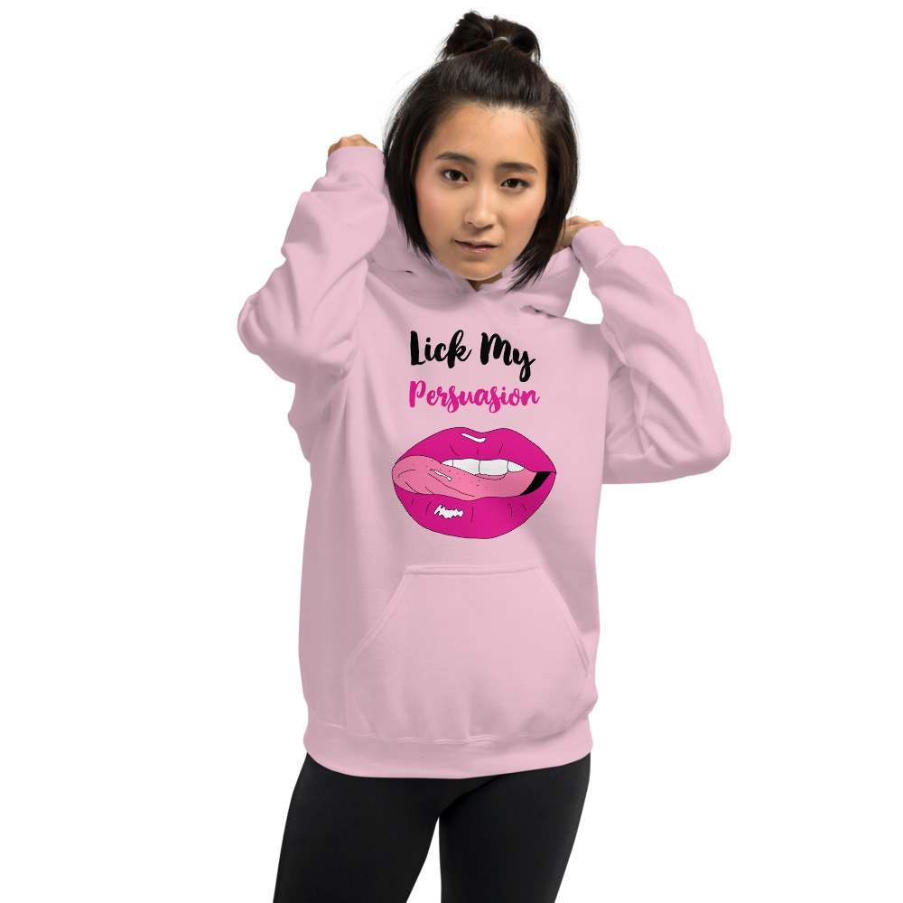 Lick My Persuasion Heavy Hoodie - Image 3
