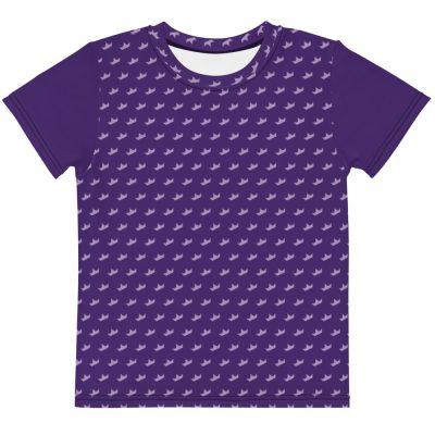 Crown Purple crew neck t-shirt